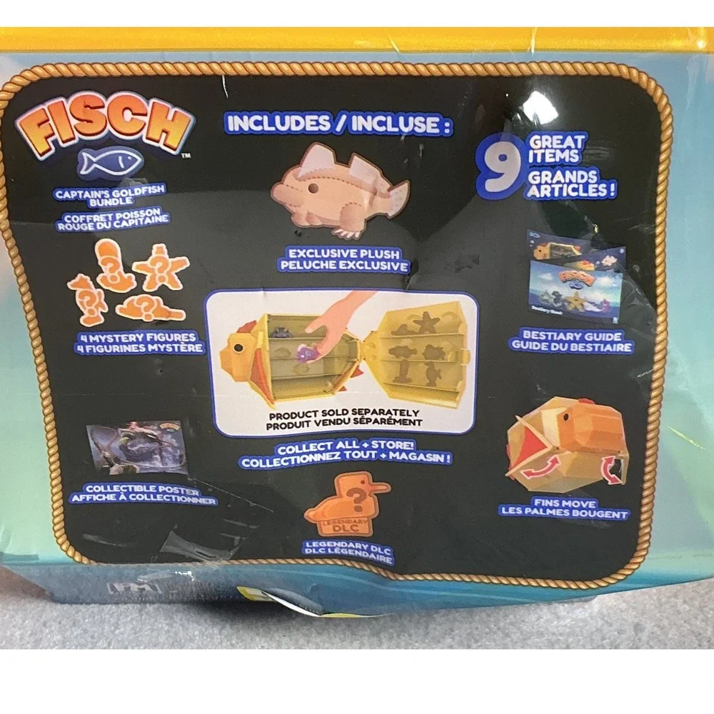 Fisch Captain's Goldfish Bundle 9 Piece Mystery Figures Plush PlayMonster New